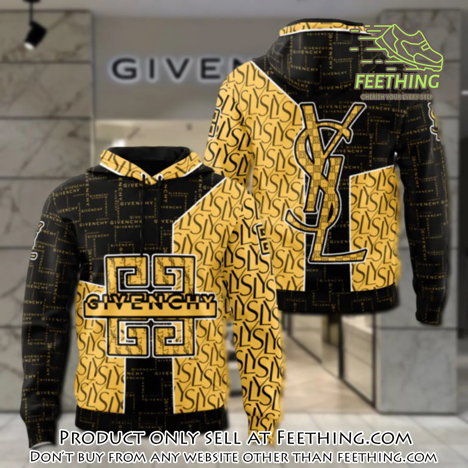 Givenchy yves saint laurent unisex hoodie luxury brand gifts  jh2291 ft4249320